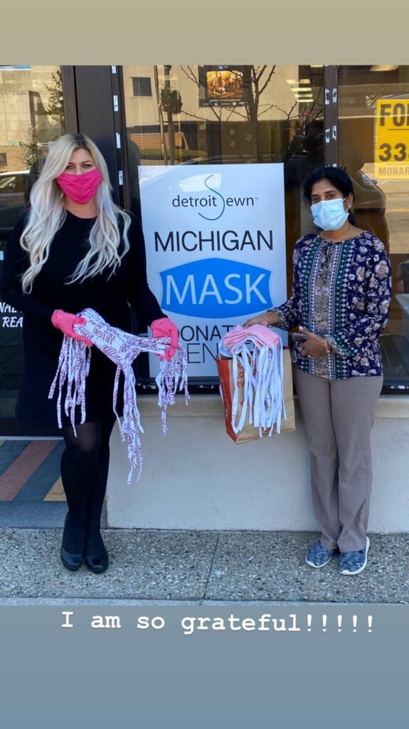 Michigan Mask Donation Center Glamorous Moms Foundation